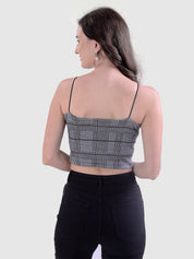 Checkered Spaghetti Top