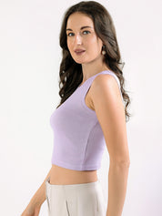 Ribbed Tank Top Lavender
