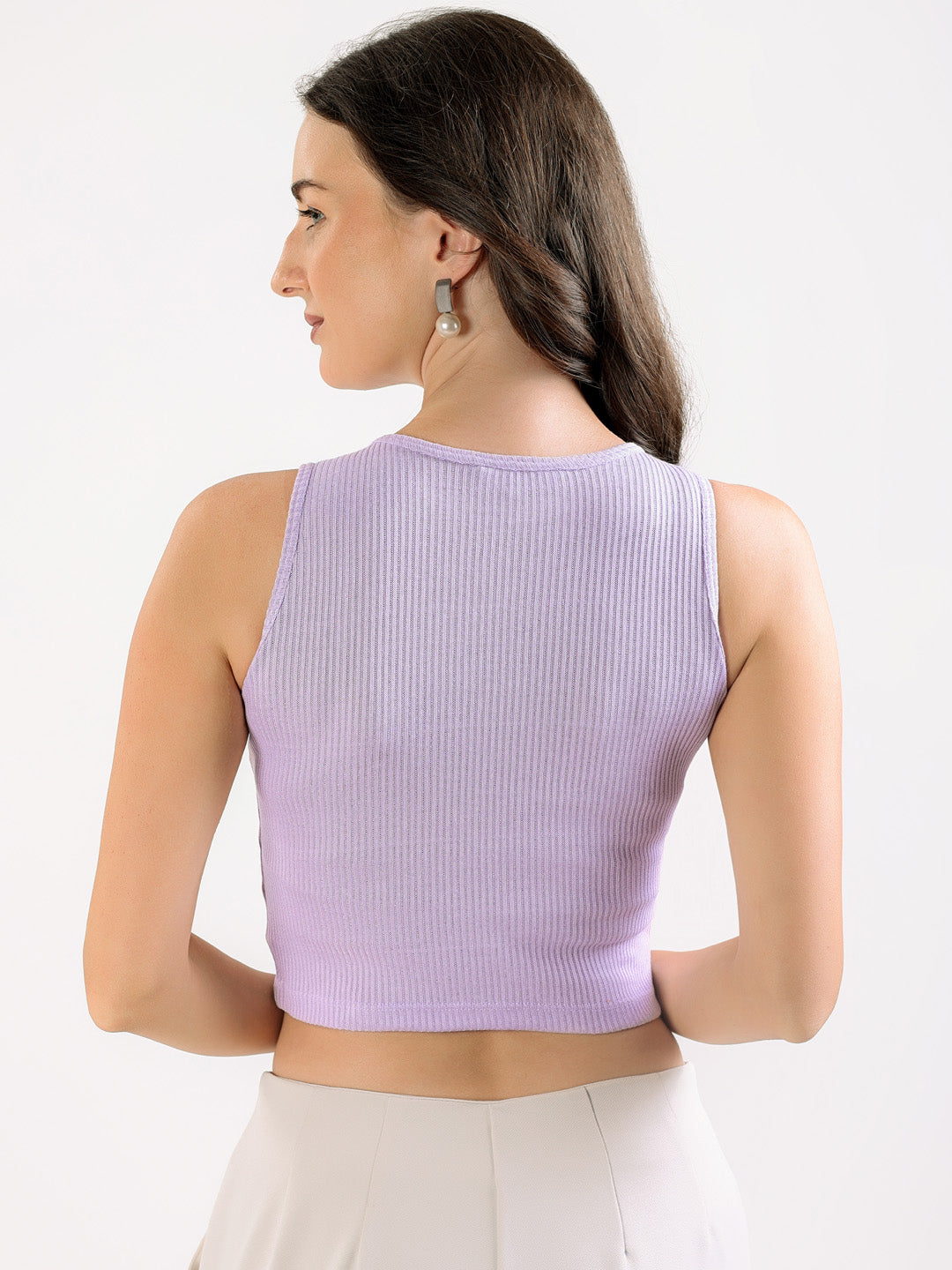 Ribbed Tank Top Lavender