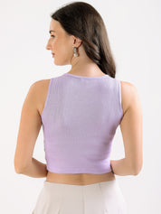 Ribbed Tank Top Lavender