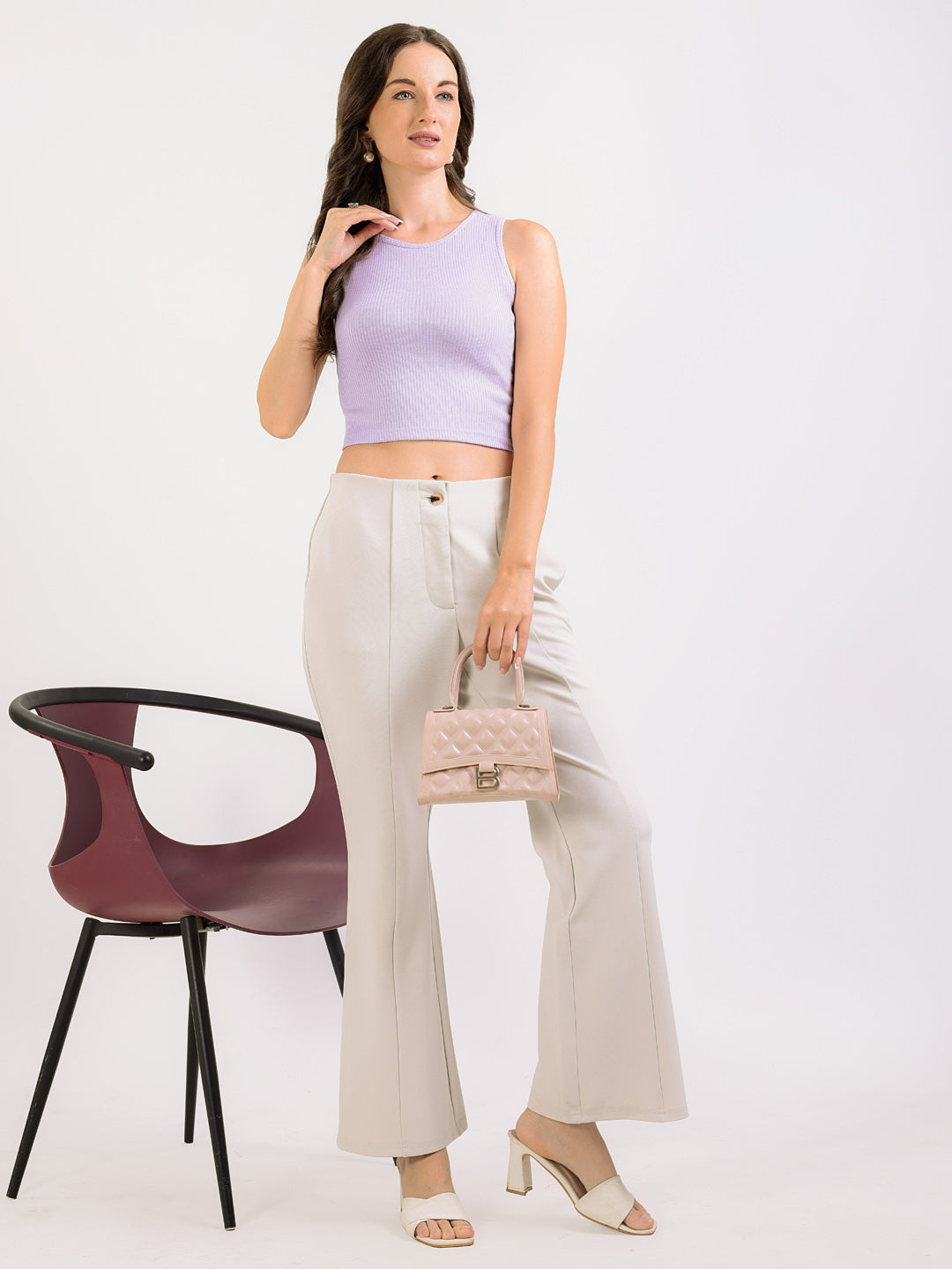 Ribbed Tank Top Lavender