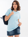 Racer Cotton T-Shirt Aruba Blue Styling