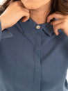 Full Sleeve Shirt Blue Collar Detail