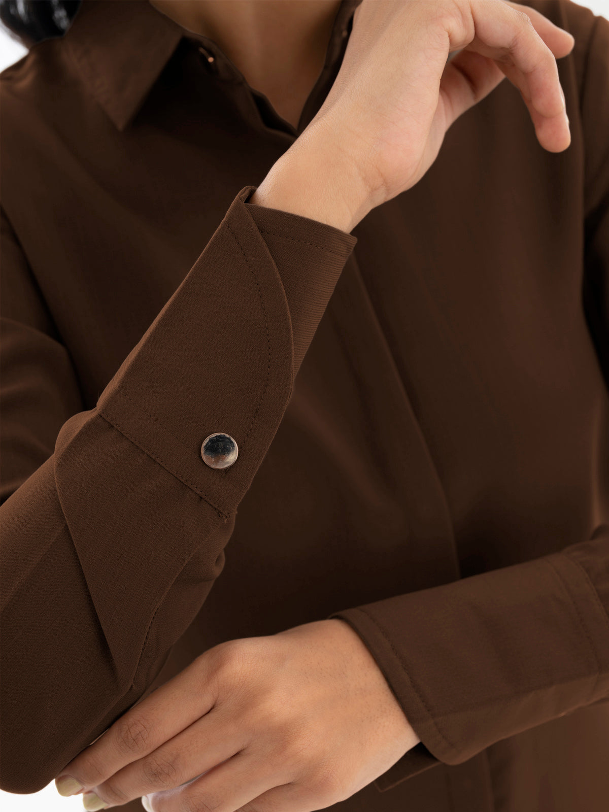 Full Sleeve Shirt Brown