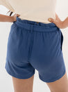 Paper Bag Shorts Classic Blue Back