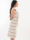 Classic Contour Dress Ivory Side