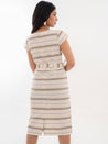 Classic Contour Dress Ivory Back