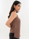 Tide Halter Top Brown Side