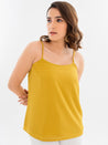 Classic Camisole Mustard Yellow Front