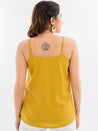 Classic Camisole Mustard Yellow Back