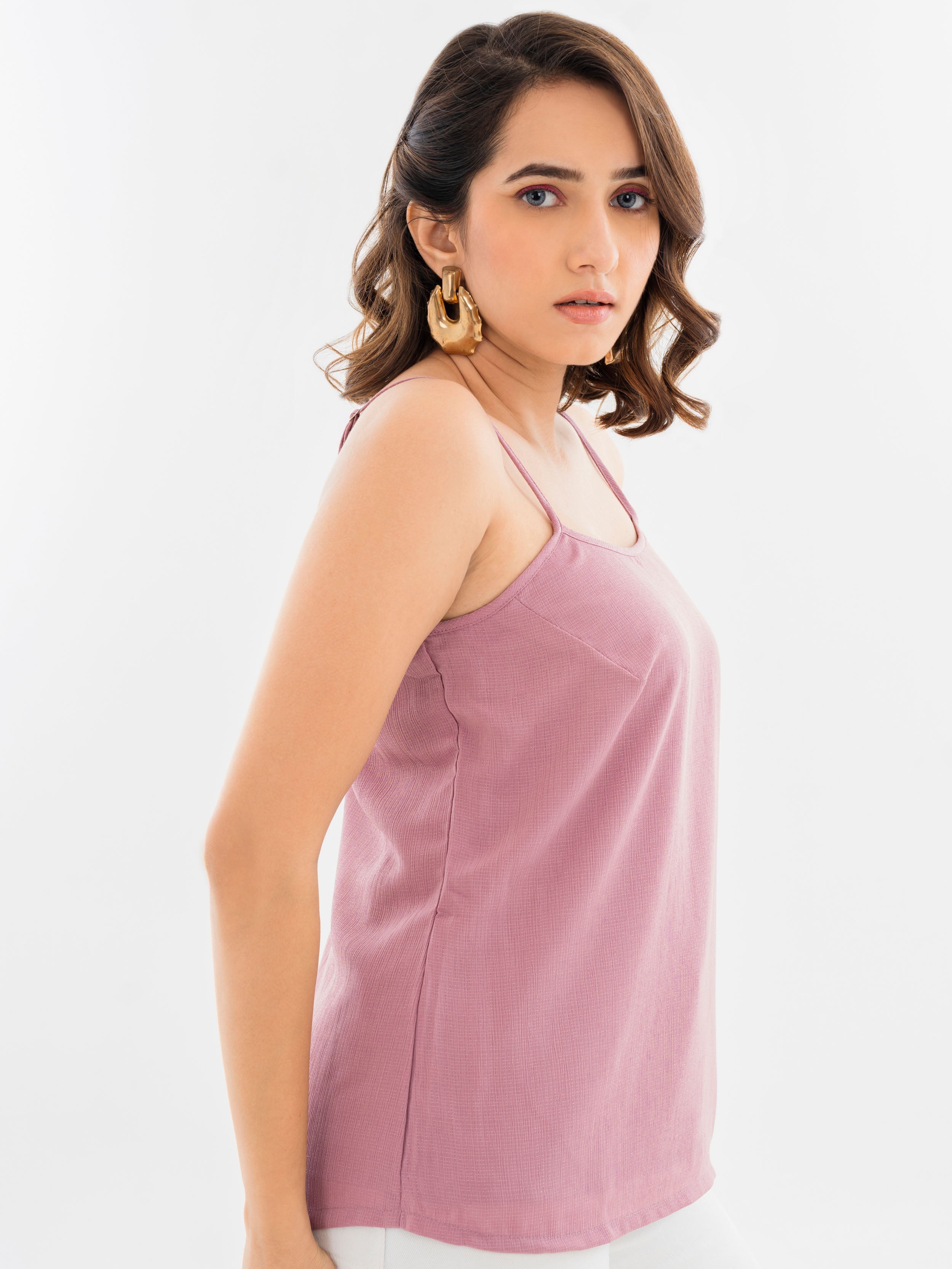 Classic Camisole Pink Side