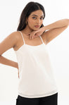 Classic Camisole White Front