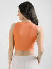 Ribbed Tank Top Orange